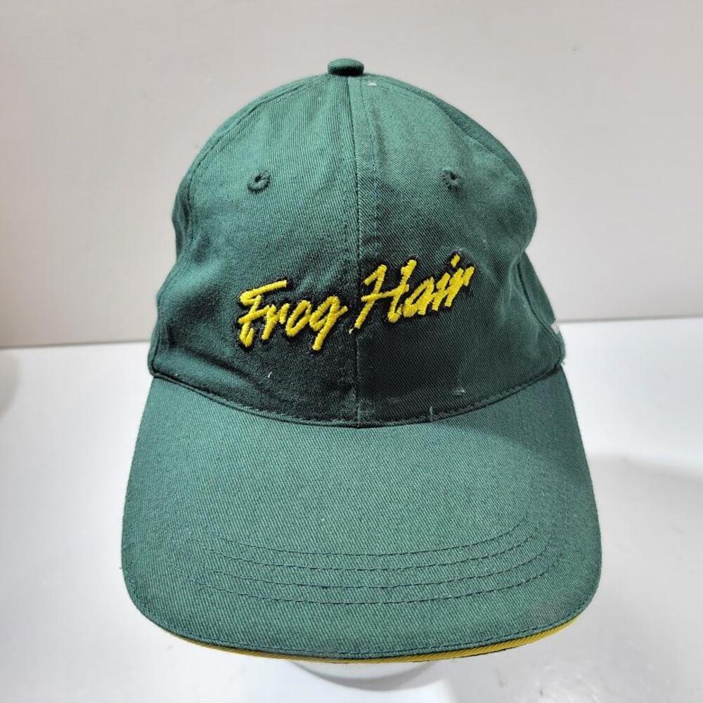 Frog Hair Hat Cap Strap Back Green Embroidered Fishing Promo Gamma Mens Outdoor